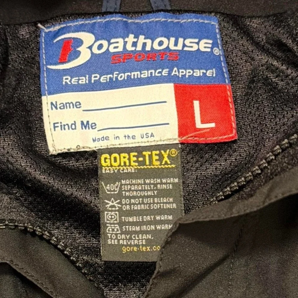 Vintage Boathouse GORE-TEX Pullover Jacket‎ | Black | Large | Made in USA
